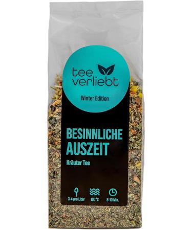 Teeverliebt Winter Edition Contemplative Break Herbal Tea 90 g Loose Herbal Tea Delicious Tea Mix Ideal as a Gift for Christmas - Buy Online on SooperMarket.com