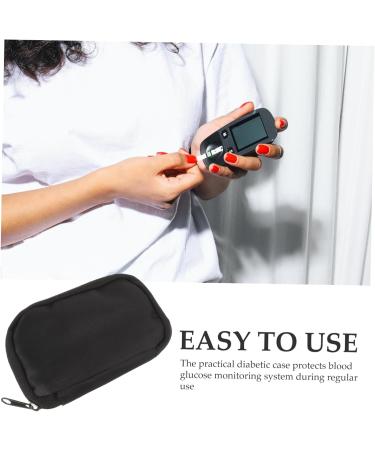 Hemoton Tote Bag 6 Pcs Blood Meter Storage Bag Zipper Case Doctor Supplies Portable Sphygmomanometer Suitcase Blackx3pcs 13x8.5cmx3pcs - Buy Online on SooperMarket.com