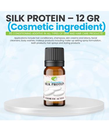 Silk Protein 12g Essential Ingredient for Luxurious Skin & Hair Care Formulations Shop Internationally - Buy Online on SooperMarket.com