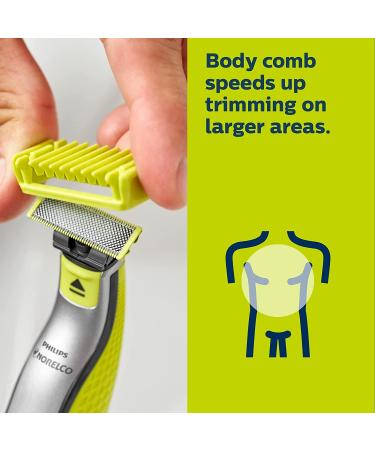 Philips Norelco OneBlade QP610/80 Replacement Blade Kit - Body Grooming Made Easy - Buy Online on SooperMarket.com