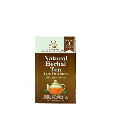 One More Cup Herbal Tea Box Caffeine Free Tea Bags Herbal Tea For Immunity Boost (Total 20 Tea Bags)