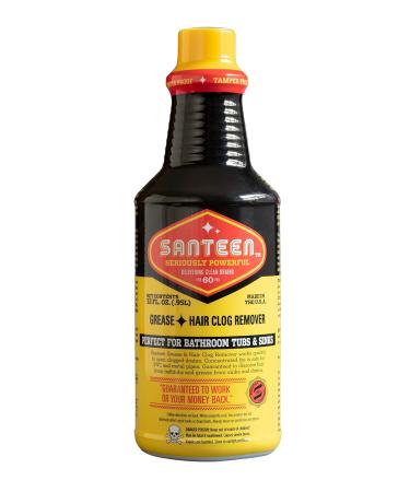 Buy Santeen 700-6 Grease Hair Drain Opener - 32oz Quart for Effective Clog Removal | International Shipping Available - Buy Online on SooperMarket.com