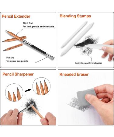 YunQiDeer Drawing Pencils Set - Professional Sketching Art Supplies Kit for Kids and Adults - Buy Online on SooperMarket.com