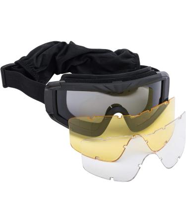 Evike Airsoft - Matrix Tactical Systems Ultimate Protective Goggles | Black - Buy Online on SooperMarket.com