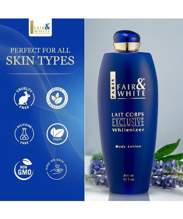 FAIR & WHITE Exclusive Whitenizer Body Lotion - 17 Fl oz / 500 ml - Buy Online on SooperMarket.com