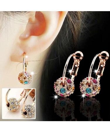 Lymphatic Drainage Slimming Earrings Magnetic Therapy Weight Loss Earrings EarAcupressure Magnetherapy Earrings for Women 3pairs-a - Buy Online on SooperMarket.com