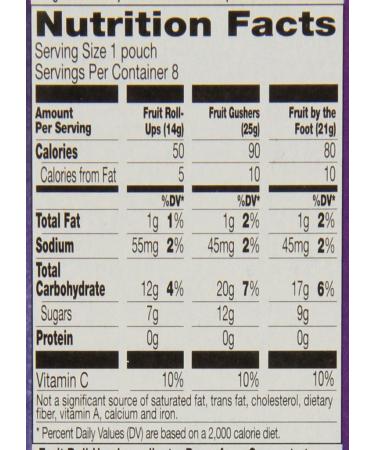 Betty Crocker Fruit Snacks Variety Pack - Fruit Roll-Ups, Fruit by the Foot, Fruit Gushers - 8 Pouches - Buy Online on SooperMarket.com