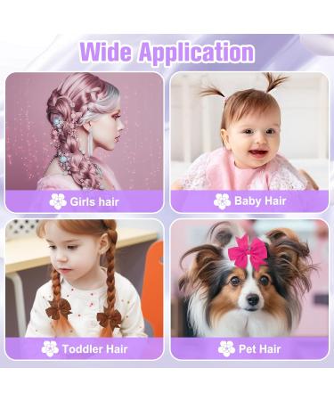 2012-Part Elastic Hair Strap Set - 2000 Mini Hair Gums with Organizer Box | Soft Colorful Hair Ties for Little Girls - Buy Online on SooperMarket.com