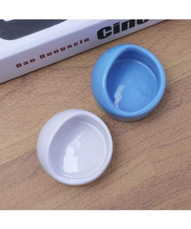Guinea Food Bowl Hamster Feeding Bowls Pet Ceramic Food Bowls for Small Animal Rodents Gerbil Hamster Food Bowl Blue - Buy Online on SooperMarket.com