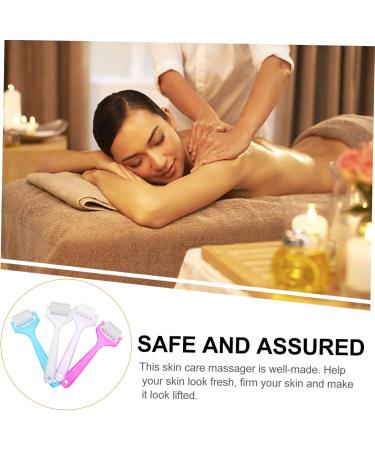 Mikinona 4Pcs beauty massager manual massage tools jade face roller skin care roller tightening tool cosmetic - Buy Online on SooperMarket.com