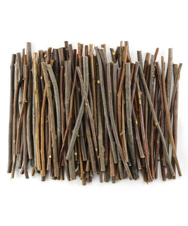 TKOnline 100Pcs 10cm 0.1-0.2 Inch in Diameter Wood Log Sticks for DIY Crafts Photo Props Craft Sticks Wood Crafts Sticks inch Wood Sticks Wood Craft Sticks Photo Stick Photo Props Wood logs