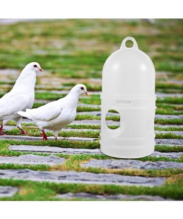 2Pcs Bird Waterer Pigeon Drinker Dispenser - Plastic Pet Water Feeder for Parrot Cage - Buy Online on SooperMarket.com