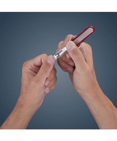 ZWILLING Multi-Tool Manicure & Pedicure Kit - Travel Size Stainless Steel with Keychain - Compact 75mm Red - Buy Online on SooperMarket.com