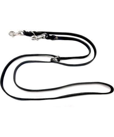 Dog Liner for Small & Large Dogs - 5m Adjustable Double Linen Leash (Black) - International Shipping Available - Buy Online on SooperMarket.com