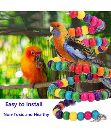 12Pcs Parrot Toys for Small Birds - Hammock Swing, Bell, Chewing Toys - Ideal for Budgies, Cockatiels, Parrots - Finches Accessories - Buy Online on SooperMarket.com