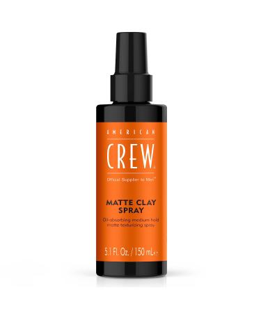 AMERICAN CREW Matte Clay Spray 5.1 Fl Oz (Pack of 1) 5.10 Ounce (Pack of 1)