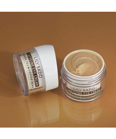 LILY SADO Tea+C Coffee & Matcha Caffeine Eye Cream 1 oz - Anti-Aging Vegan Repair Moisturizer for Under-Eye Wrinkles, Puffiness, Dark Circles & Bags - Buy Online on SooperMarket.com
