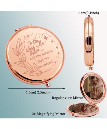 KUIYAI To The Stars Who Listen And The Dreams That Are Answered Pocket Mirror Makeup Mirror For Girls Women (to the star mirrorUK) - Buy Online on SooperMarket.com