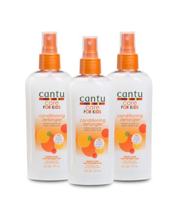 Cantu Care for Kids Conditioning Detangler, 6 fl oz (Pack of 3) 3 pack Kids Conditioning Detangler