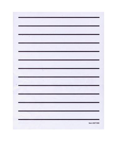 Low Vision Writing Paper - Bold Line -1 pad