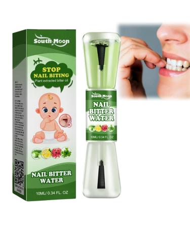Anti Nail Biting Polish Double Head Stop and Grow Nail Biting Stop Nail Biting Nail Biting Prevention for adults anti nail biting polish Clear Nail Varnish Stop Biting Nails Nail Biter Stopper