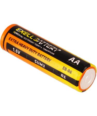 Exell AA Super Heavy-Duty Batteries - Pack of 12 | Long-lasting Reliable Power - International Shipping Available - Buy Online on SooperMarket.com