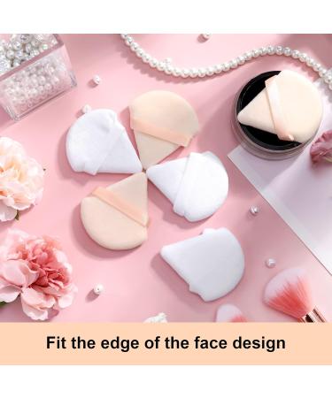 Pinenuts 12 Pcs Triangle Powder Puff Set - 4 Colors Makeup Sponge for Mineral & Loose Powder - Buy Online on SooperMarket.com
