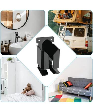 Jingling Self-Adhesive Toothbrush & Razor Holder for Shower Electric Shed Organizer in Black | Durable Storage Solution for Toiletries - Buy Online on SooperMarket.com
