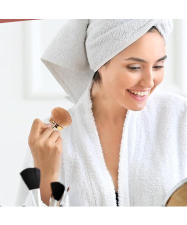 Teksome Face Powder Brush | Blush Brush Makeup Brush - Setting Powder Brush Face Brushes Makeup Mushroom Head Brush for Setting Loose & Pressed Powder rose gold - Buy Online on SooperMarket.com