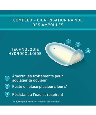 COMPEED Pansements Ampoules Moyen Format (5 pansements) - Buy Online on SooperMarket.com