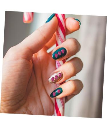 WOONEKY Nail Gems 1 Glass Chip DIY Nail Art Crushed Glass DIY Epoxy Fillers Flower Bulk Shiny Nail Stickers Nails Rhinestones Colored Glass in Bulk Colorful Vase Manicure Nail Stone 0.5X0.3cm Rosy - Buy Online on SooperMarket.com