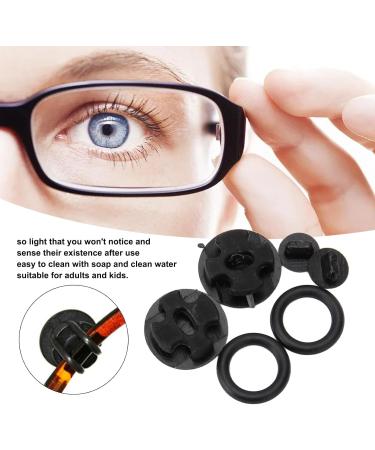 Hiraith Eyeglass Ear Grips - Elastic & Durable Black Ear Hooks (10 Sets) for Sports - Rubber Plastic Eyewear Accessories - Buy Online on SooperMarket.com