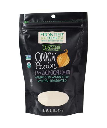 Frontier Co-op Organic White Onion Powder 6.14oz 6.14 Ounce (Pack of 1)