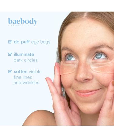 Baebody Advanced Snail Mucin Under Eye Masks - Hydrating Patches for Puffy Eyes & Dark Circles (6 Pairs) | Korean Eye Gel for Fine Lines - Buy Online on SooperMarket.com