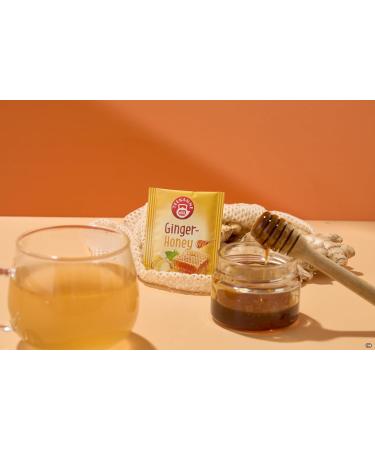 Teekanne World of Ginger and Honey Herbal Infusion Tea with Apple Orange Peels and Honey 20 Teabags - Buy Online on SooperMarket.com