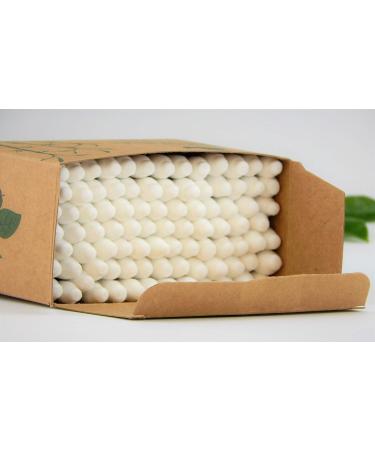 LEAF BOAT Biodegradable Cotton Buds 78 Pieces | Eco-Friendly Vegan Ear & Makeup Cleaning | GOTS Certified | Recycled Packaging | Plastic-Free - Buy Online on SooperMarket.com