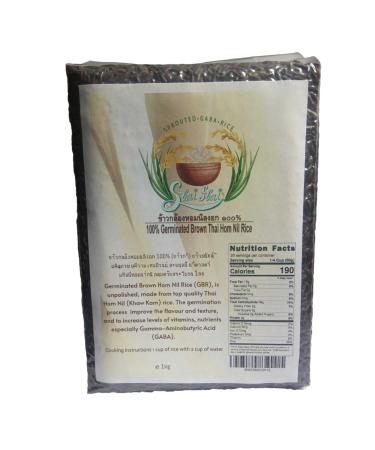 GABA Rice 1kg  ?% 100% Germinated Brown Thai HOM Mali Rice - Jasmine (Black HOM-Nil )