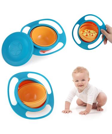 Tianlong Universal Gyro Bowl - Unspillable Snack Toddler Bowl for Babies and Kids - 360 Degrees Rotation Anti Spill Design - Buy Online on SooperMarket.com