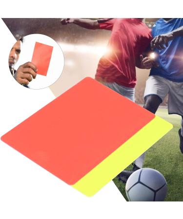 Estink Football Red and Yellow Card Set - Referee Tool for Matches in Schools or Stadiums - Buy Online on SooperMarket.com