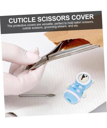 HAPINARY Manicure Tools Cuticle Tweezers Cap Pedicure Cuticle Tweezers Cover Silicone Pedicure Scissors Cover Cuticle Nipper Protective Cap Silica Gel Safety Mask Elastic - Buy Online on SooperMarket.com