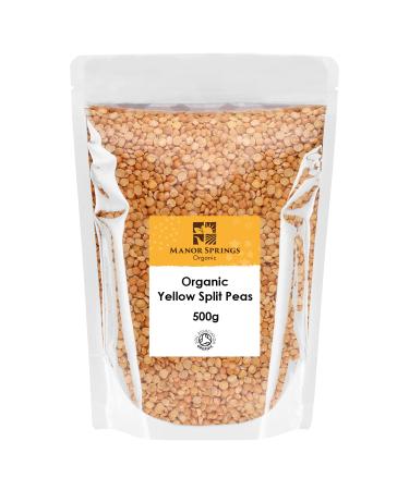Organic Yellow Split Peas 500g by Manor Springs Organic