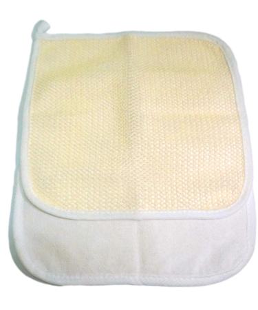 3 pcs Dual-Sided Exfoliating Scrubber & Terry Cloth Towel Set for Home Spa - Gentle Exfoliation for Face & Body - Shower Scrubber for Dead Skin Removal - Ideal for Skin Care - Buy Online on SooperMarket.com