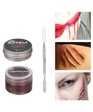 Buy Halloween SFX Makeup Kit | Bruise Makeup Scar Wax & Fake Blood for Safe & Stunning Special Effects - Buy Online on SooperMarket.com