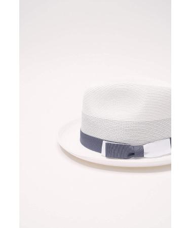 Pineapple&Star Genoa Fedora Bucket Sun Straw Beach Hat UPF50+ Unisex Greywhite - Medium - Buy Online on SooperMarket.com