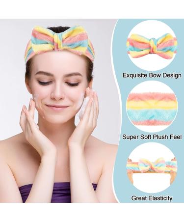 36 Pcs Fluffy Spa Headband Set | Soft Towel Headbands for Skincare & Makeup | Women's Cosmetic Headband for Shower & Spa | Perfect Gift Idea - Buy Online on SooperMarket.com