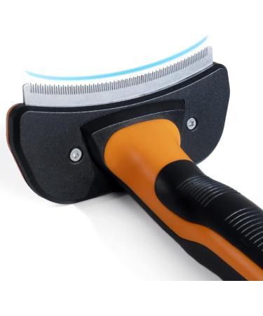 POLYTE Pet Grooming Comb and Deshedding Tool with Retractable Blade - Buy Online on SooperMarket.com