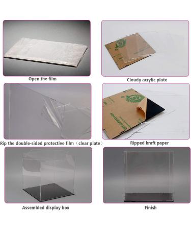 Clear Acrylic Display Case for Action Figures - 9x9x9 inch - A+ DESIGN - Home Storage Solution - Buy Online on SooperMarket.com