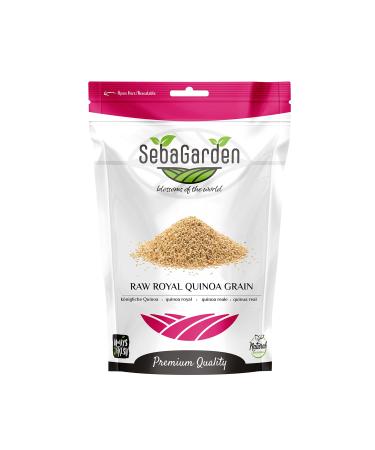 Seba Garden Bio Royal Quinoa 1 kg (2.2 LB) - 100% Royal Bolivian whole grain gluten -free keto -friendly protein source high fiber iron source genetic engineering free (1 Pack)