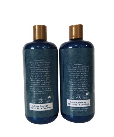 Natural Men's Shampoo & Conditioner Set for Daily Hair Care - Deep Cleansing, Itchy Scalp Care, Strengthening, Paraben & Sulfate Free - Buy Online on SooperMarket.com