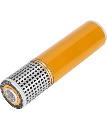 Household Travel Cigar Tubes Large Diameter Cigar Holders Birthday Gifts Relatives for Cigar Moisturizing Friends(Yellow) - Buy Online on SooperMarket.com
